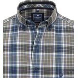 Redmond - Comfort Fit Overhemd - Blauw - Twill - Lange Mouwen