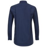 Redmond - Casual - Overhemd - Blauw - 100% Katoen, Lange Mouw, Button-Down Kraag, Met Borstzak