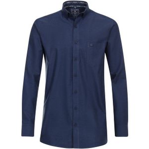 Redmond - Comfort Fit - Overhemd - Blauw - 100% Katoen, Strijkvriendelijk, Boordmaat: 49-50