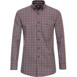 3 voor 99 | Redmond comfort fit overhemd, twill, rood geruit