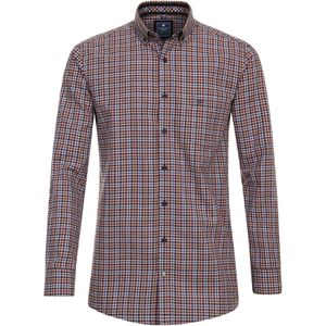 3 voor 99 | Redmond comfort fit overhemd, twill, rood geruit