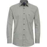 Redmond - Comfort Fit Overhemd - Groen Dessin - Popeline