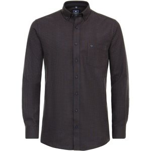 Redmond - Comfort Fit Overhemd - Blauw - Poplin - Lange Mouwen