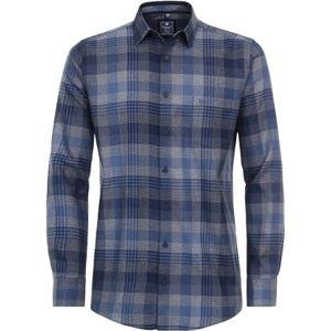 Redmond - Comfort Fit - Overhemd - Blauw - Popeline, Easy Iron