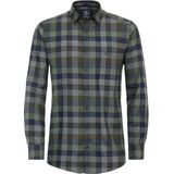 Redmond - Comfort Fit Overhemd - Blauw - Poplin - Easy Iron