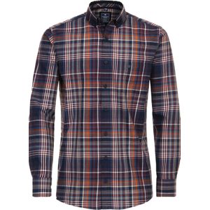 3 voor 99 | Redmond modern fit overhemd, twill, rood geruit