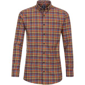 3 voor 99 | Redmond comfort fit overhemd, popeline, rood geruit