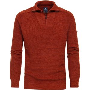 Redmond - Schipperstrui - Rood - Katoenmengsel - Opstaande Kraag
