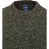 Redmond - Heren Trui - Groen - Wol met Katoenmengsel