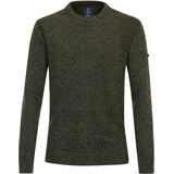 Redmond - Heren Trui - Groen - Wol met Katoenmengsel