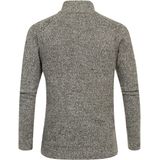 Redmond - Schipperstrui - Grijs - Wol-Katoenmengsel - Opstaande Kraag