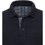 Redmond - Heren Polo - Blauw - Gebreid - 60% Katoen, 40% Polyester