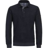 Redmond - Heren Polo - Blauw - Gebreid - 60% Katoen, 40% Polyester
