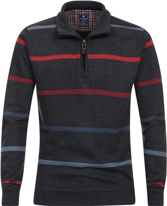 Redmond - Sweat - Schipperstrui - Blauw - 60% Katoen, 40% Polyester, Normaal Mouwlengte