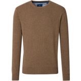 Redmond - Heren Trui - Bruin - 100% Katoen - Licht Getailleerd