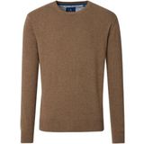 Redmond - Heren Trui - Bruin - 100% Katoen - Licht Getailleerd