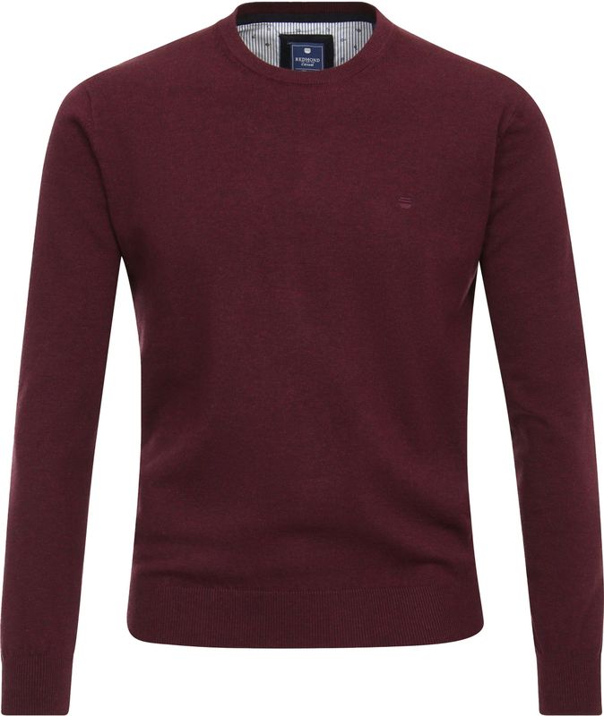 Redmond - Heren Trui - Katoen - Rood