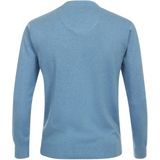 Redmond - Heren Trui - Blauw - V-hals - Katoen