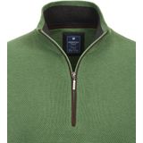 Redmond - Heren Trui - Groen - 100% Katoen - Licht Getailleerd