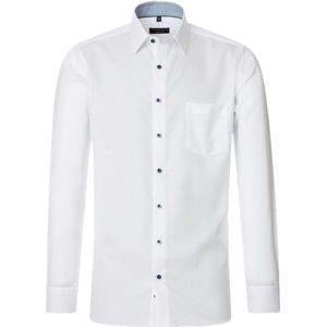 3 voor 99 | Redmond modern fit overhemd, twill, wit