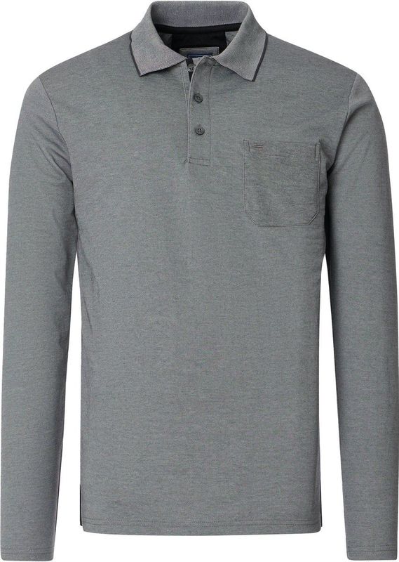 Redmond - Polo - Grijs - Lange Mouw - Jersey