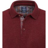 Redmond - Heren Polo - Rood - Gebreid - Lange Mouwen