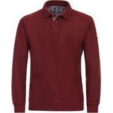 Redmond - Heren Polo - Rood - Gebreid - Lange Mouwen