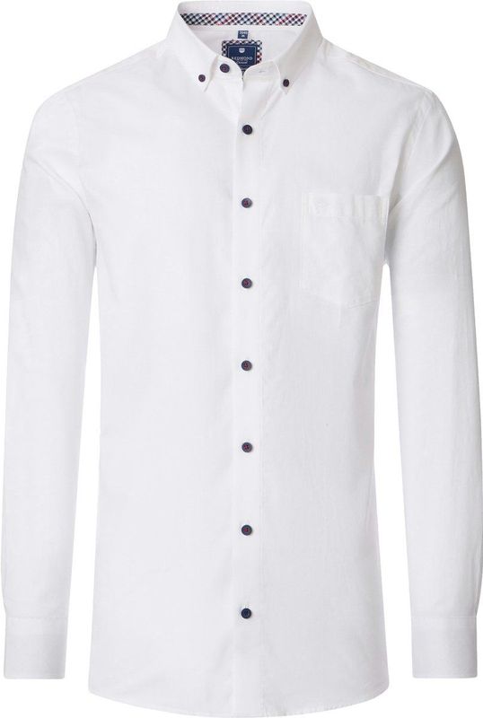 Redmond Casual Overhemd wit, Effen