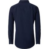Redmond - Casual Overhemd - Blauw - Lange Mouw - 100% Katoen - Button-Down Kraag