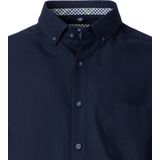 Redmond - Casual Overhemd - Blauw - Lange Mouw - 100% Katoen - Button-Down Kraag