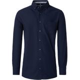 Redmond - Casual Overhemd - Blauw - Lange Mouw - 100% Katoen - Button-Down Kraag