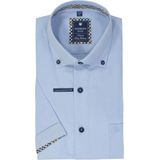 Overhemd - Korte Mouw - Katoen - Button-Down Kraag - Borstzak