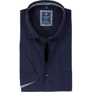 3 voor 99 | Redmond comfort fit overhemd, korte mouw, Oxford, donkerblauw