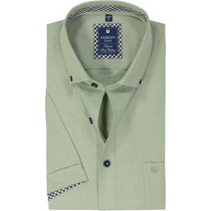 Redmond - Oxford - Overhemd - Lichtgroen - Korte Mouwen - Strijkvriendelijk