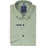 Redmond - Casual Overhemd - Groen - Korte Mouw - 100% Katoen