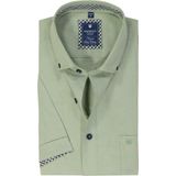 Redmond - Casual Overhemd - Groen - Korte Mouw - 100% Katoen