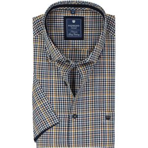 Redmond Casual Overhemd Korte mouw geel