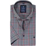 Redmond Casual Overhemd Korte mouw rood