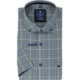 Redmond - Casual Overhemd - Groen - Korte Mouw - 100% Katoen