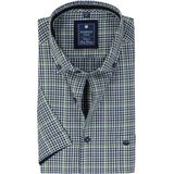 Redmond - Casual Overhemd - Groen - Korte Mouw - 100% Katoen