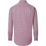 Redmond - Casual - Overhemd - Rood - 100% Katoen, Lange Mouw, Kent Kraag, Poplin, Met Borstzak