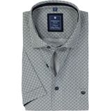 Redmond - Casual - Overhemd - Beige - 100% Katoen, Kent Kraag, Met Borstzak