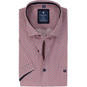 Redmond Casual Overhemd Korte mouw rood