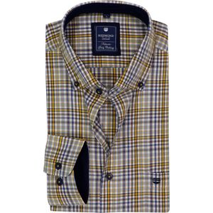 Redmond Overhemd geel, Ruit