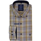 Redmond Overhemd geel, Ruit