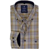 Redmond Overhemd geel, Ruit