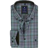 Redmond Overhemd groen, Ruit