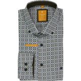 Redmond Overhemd groen, Bedrukt