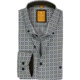 Redmond Overhemd groen, Bedrukt