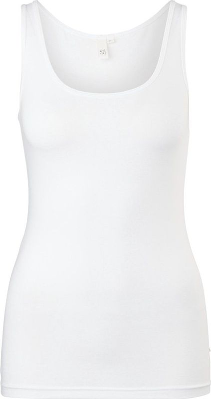 QS - Top - Wit - Mouwloos - Slanke Pasvorm